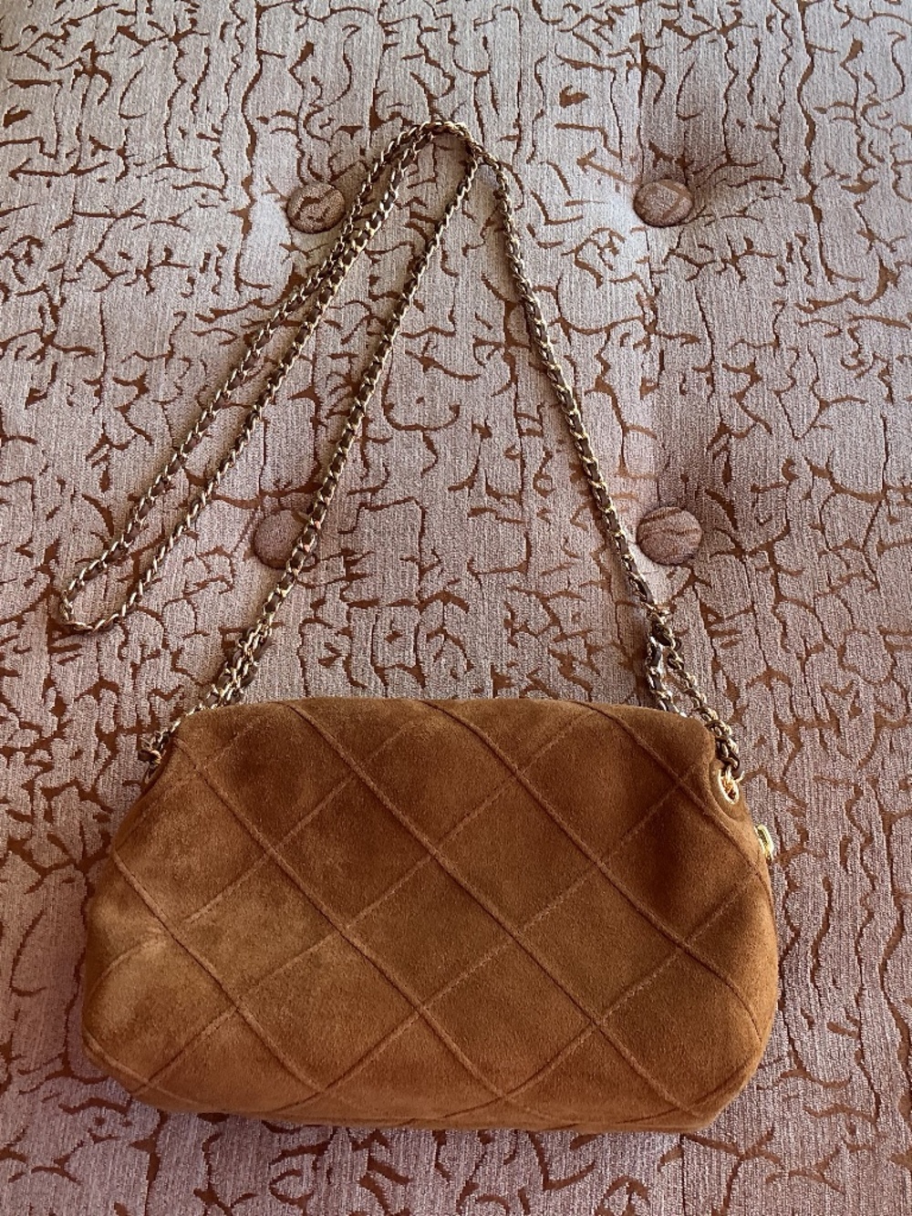 Tory Burch Fleming Small Suede Crossbody Bag